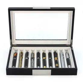 10 Slots Wooden Pen Box