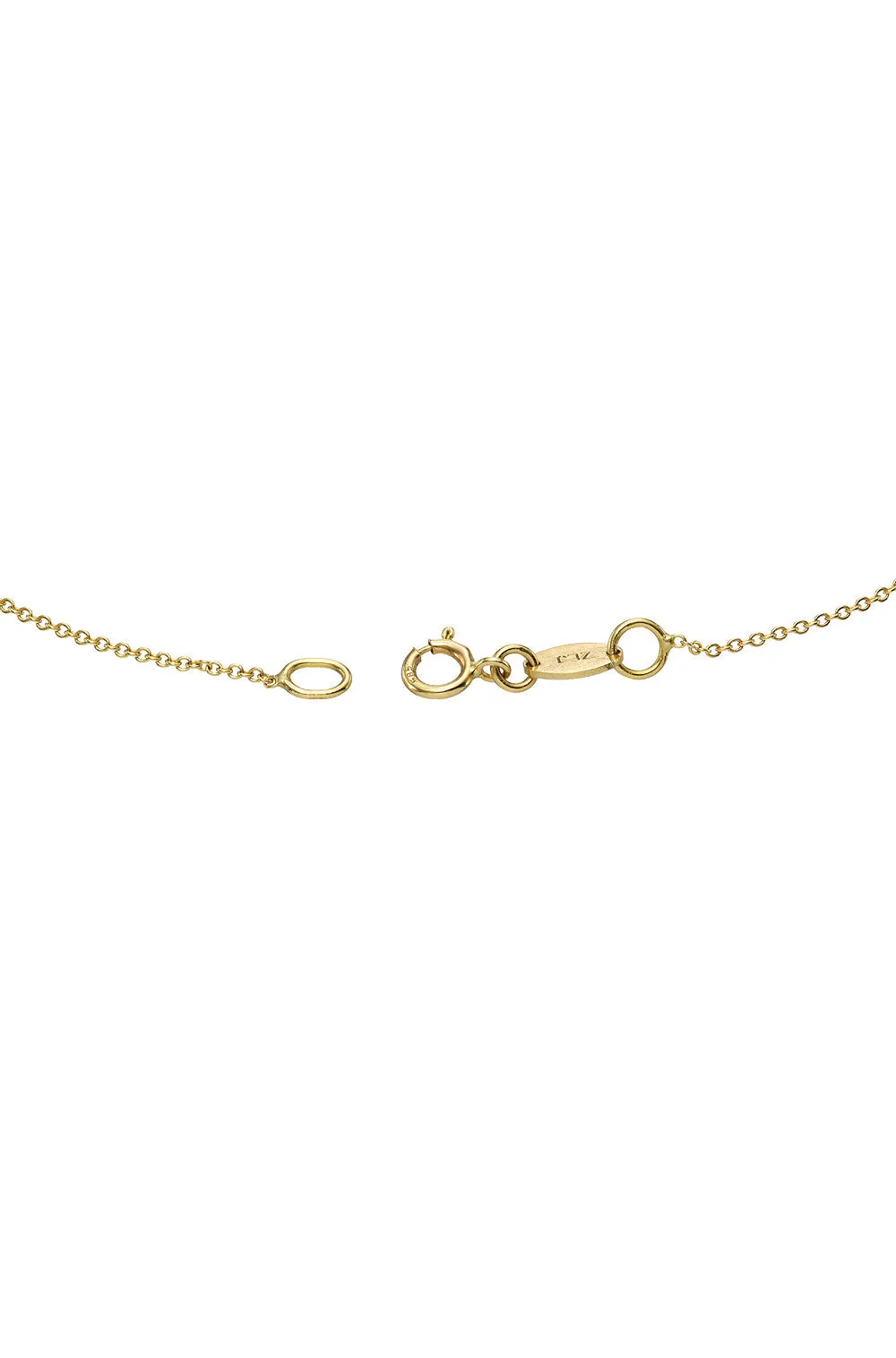 14k Gold Large Heart Necklace