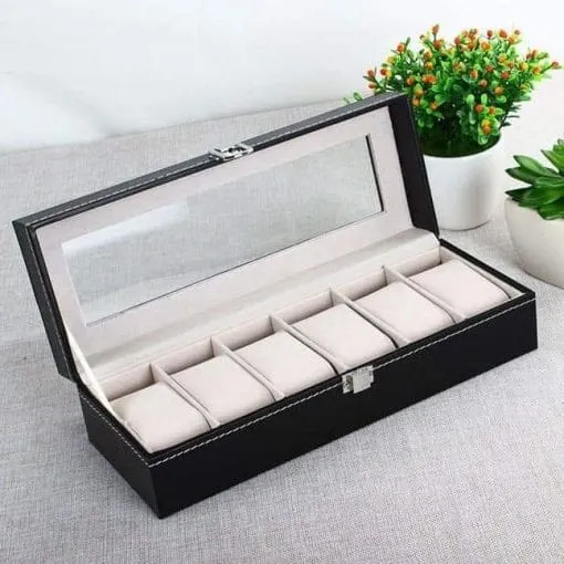 6 Portion Watch Box