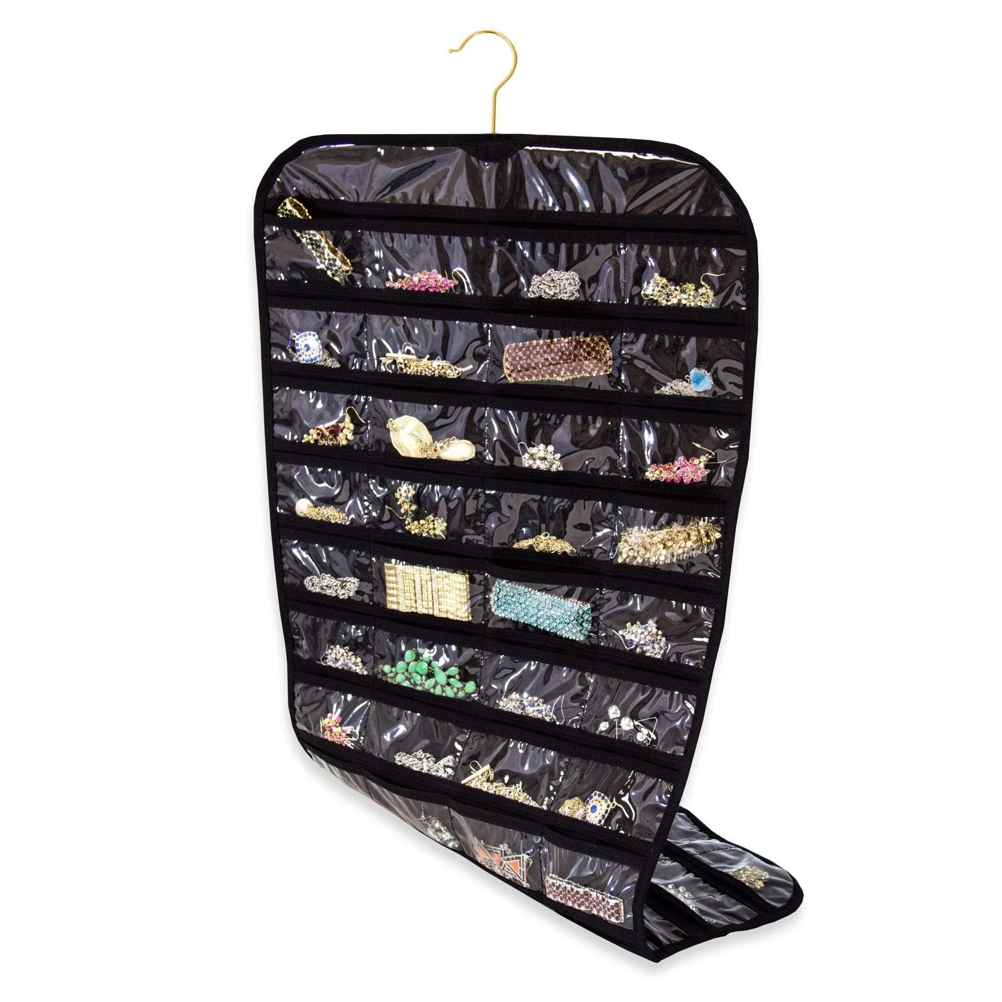 80 Pocket Hanging Jewelry Organizer