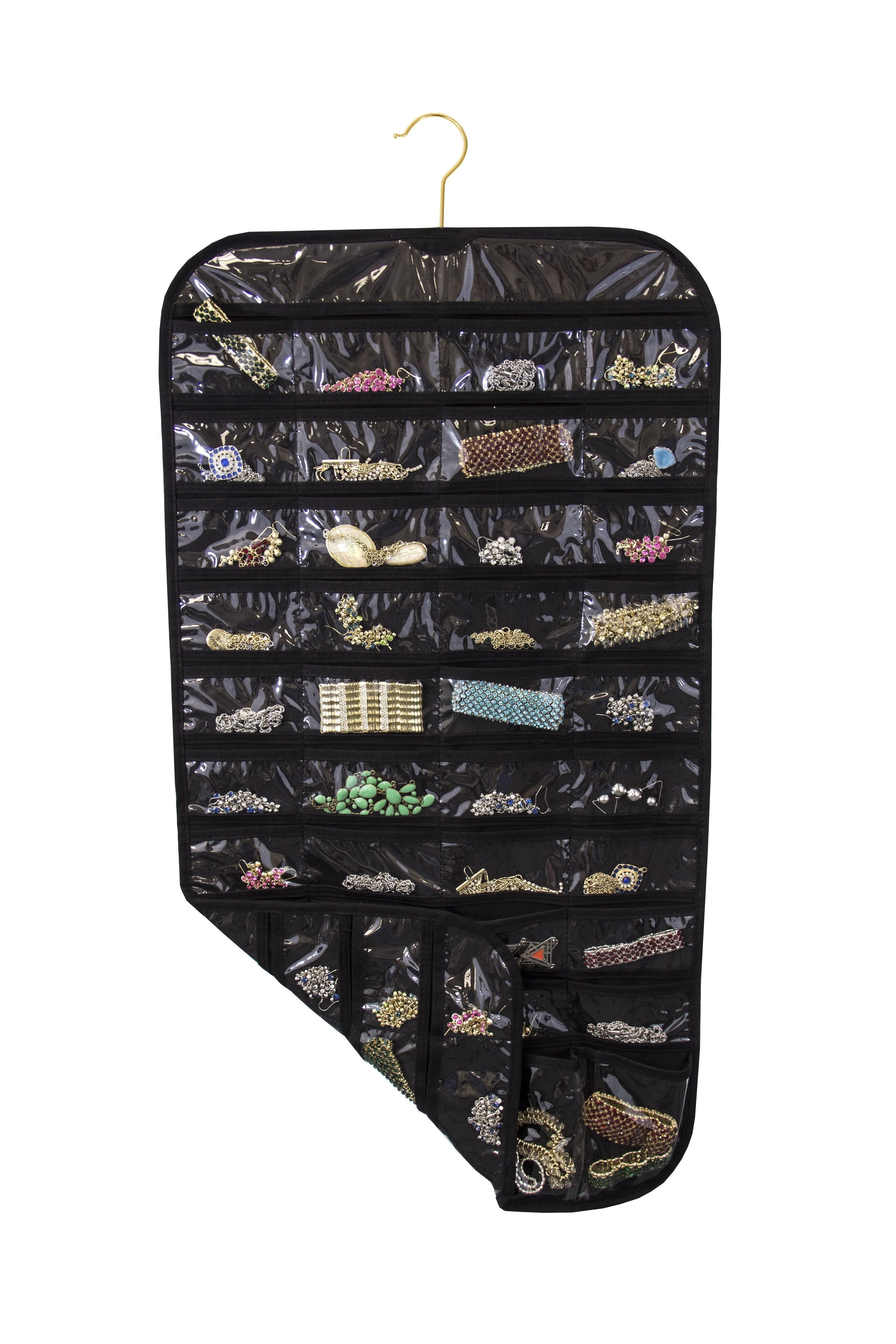 80 Pocket Hanging Jewelry Organizer