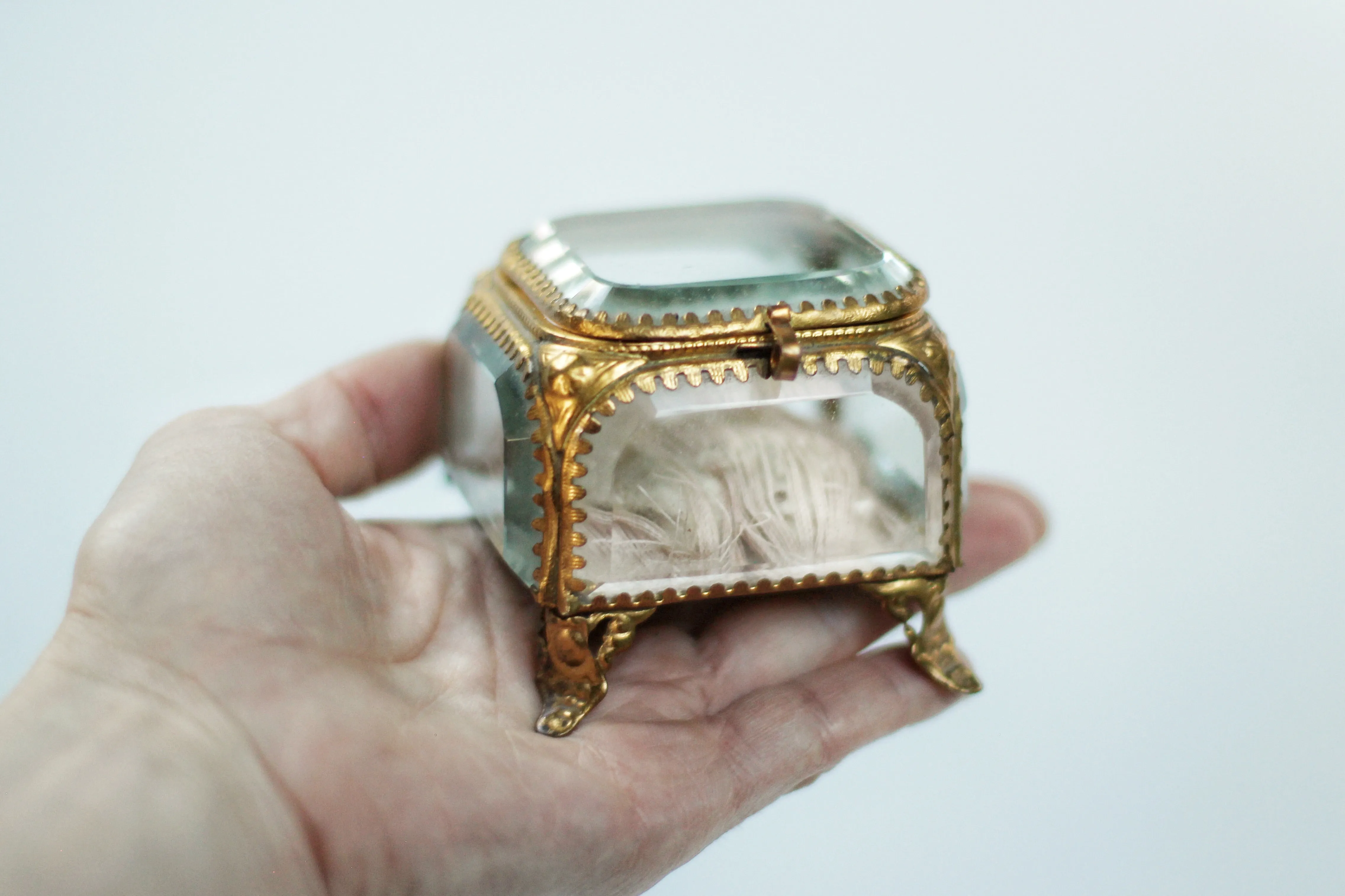 Antique French Victorian Jewelry Box