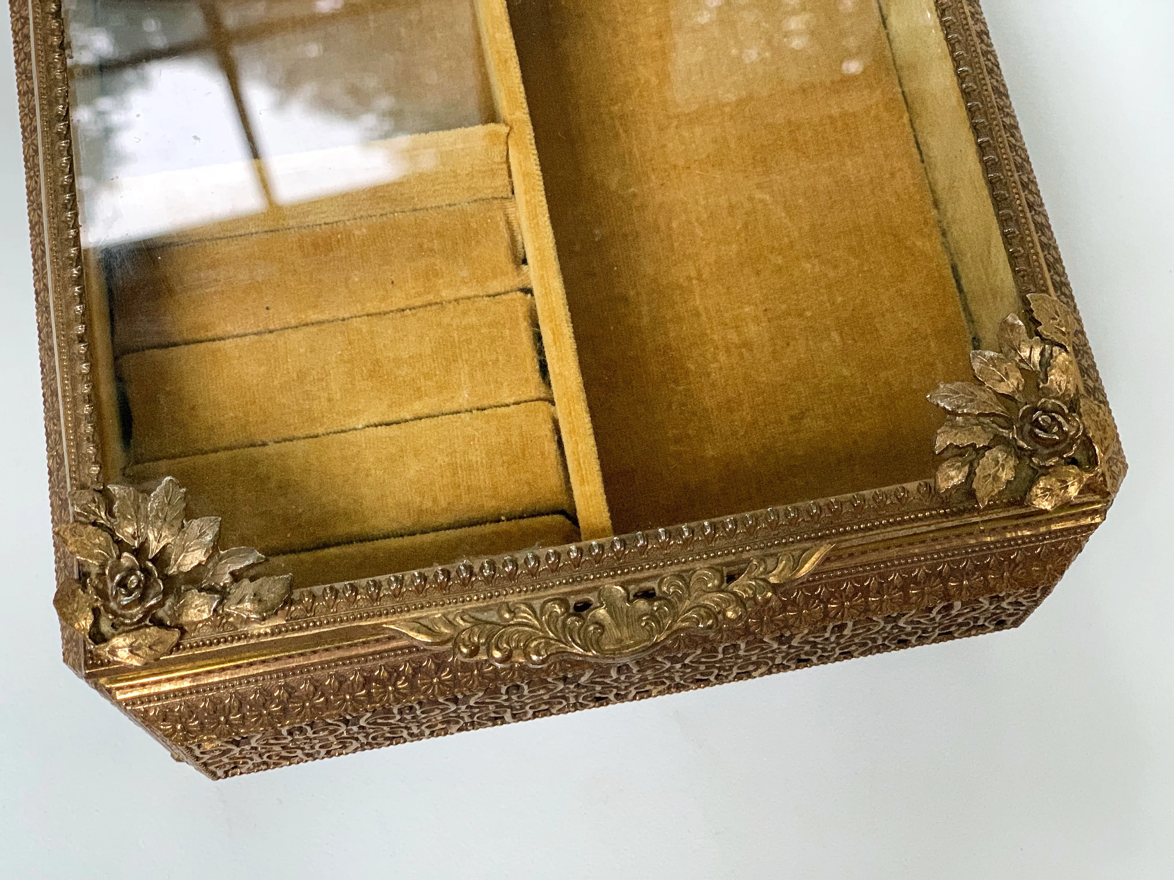 Antique French Victorian Large Jewelry Box