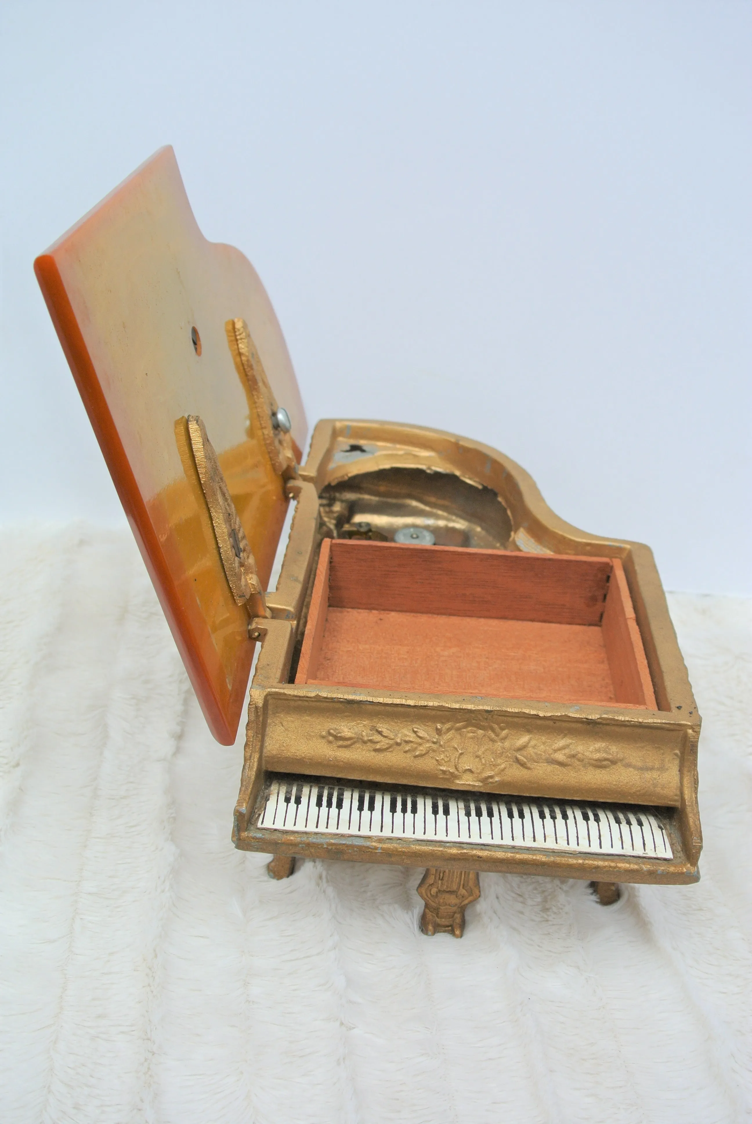 Antique Piano Music Box