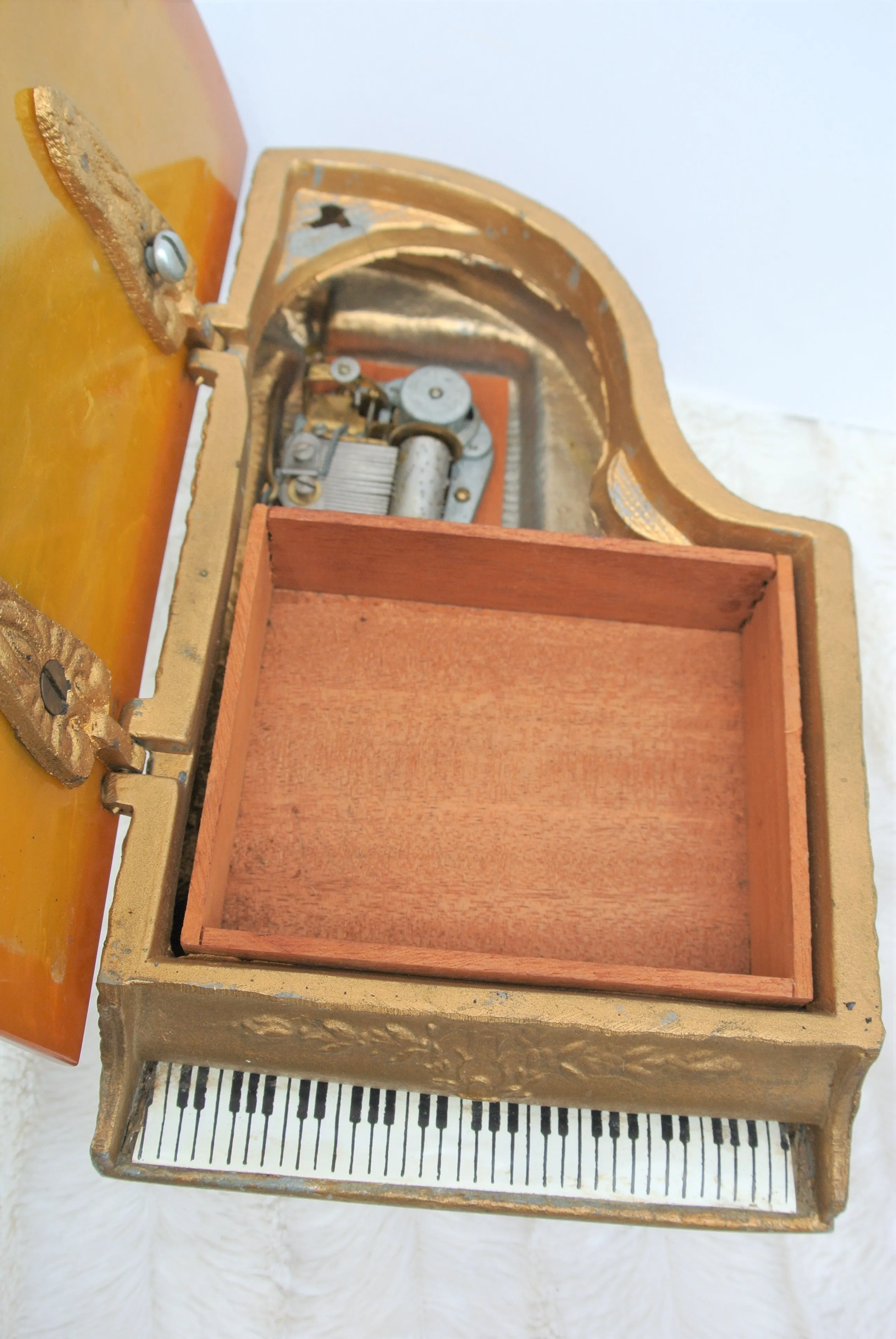 Antique Piano Music Box