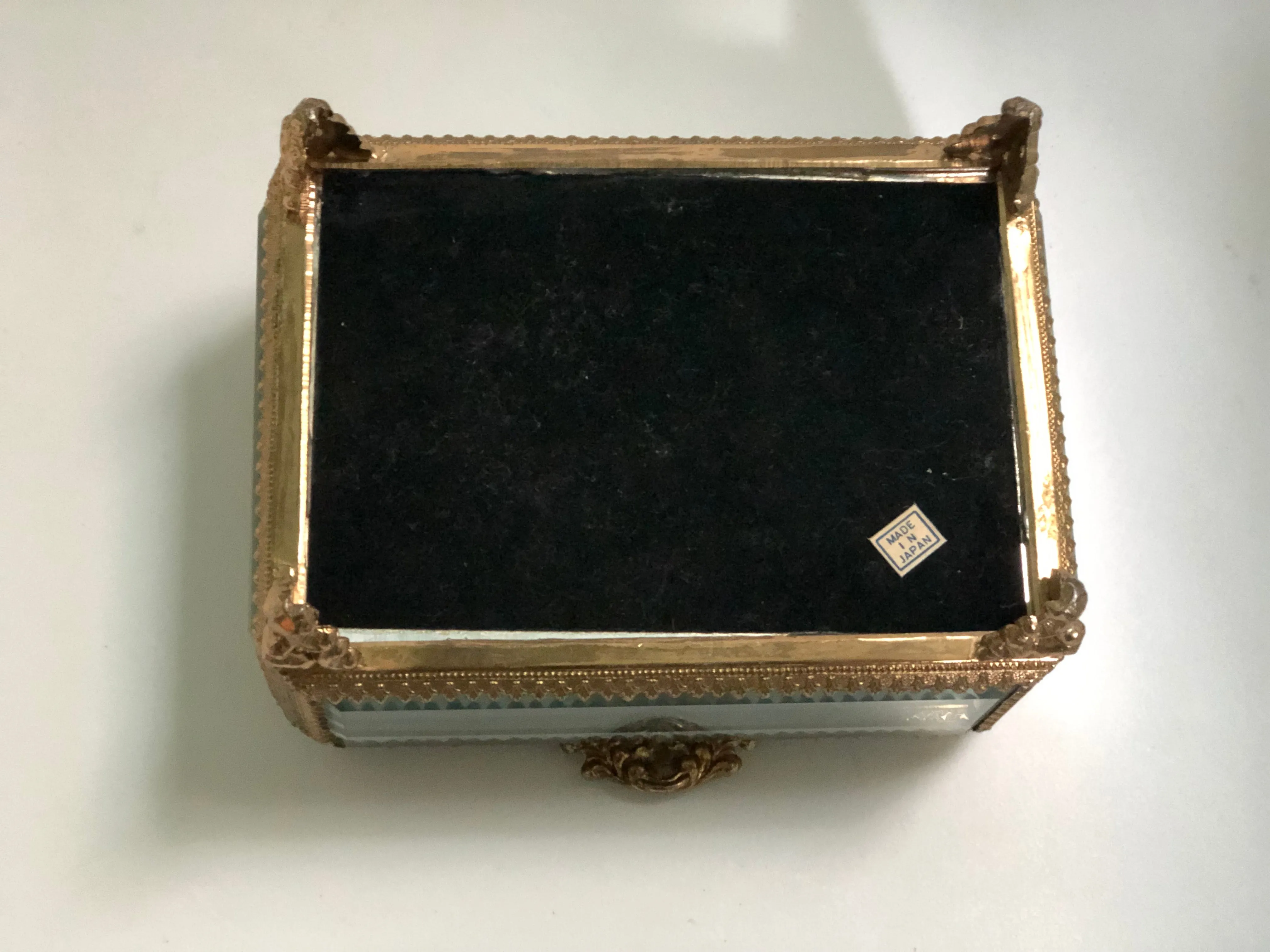 Antique Turquoise Jewelry Box