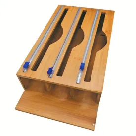 Bamboo 3 in 1 Wrap Organizer with Cutter