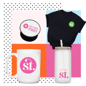 Brand BOX - Tshirt, Pop Socket, 15oz Mug and Frosted Glass Tumbler