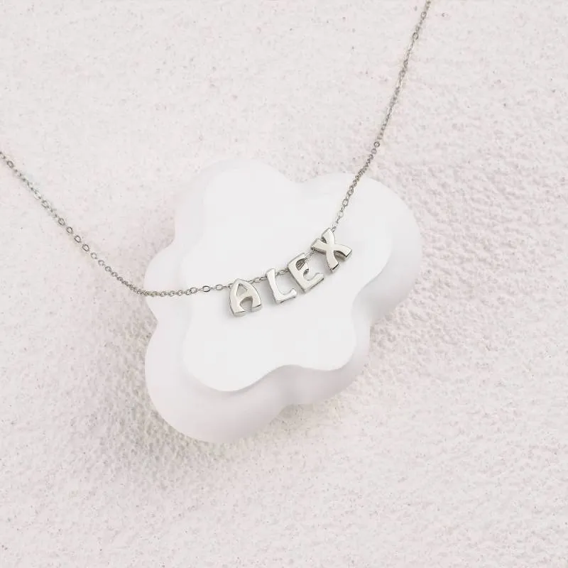 Bubble Name Necklace