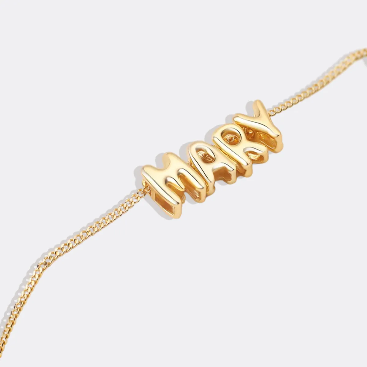 Bubble Name Necklace