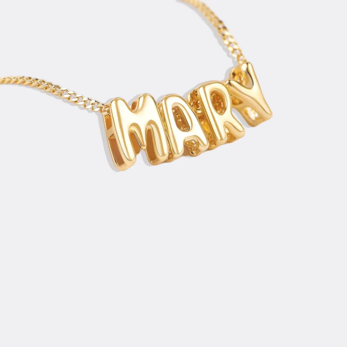 Bubble Name Necklace