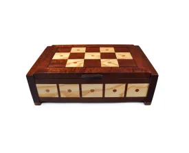 Checkered Pin Hinge Box