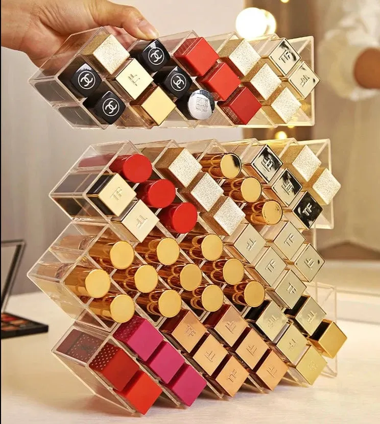 Clear Lipstick Acrylic Organizer