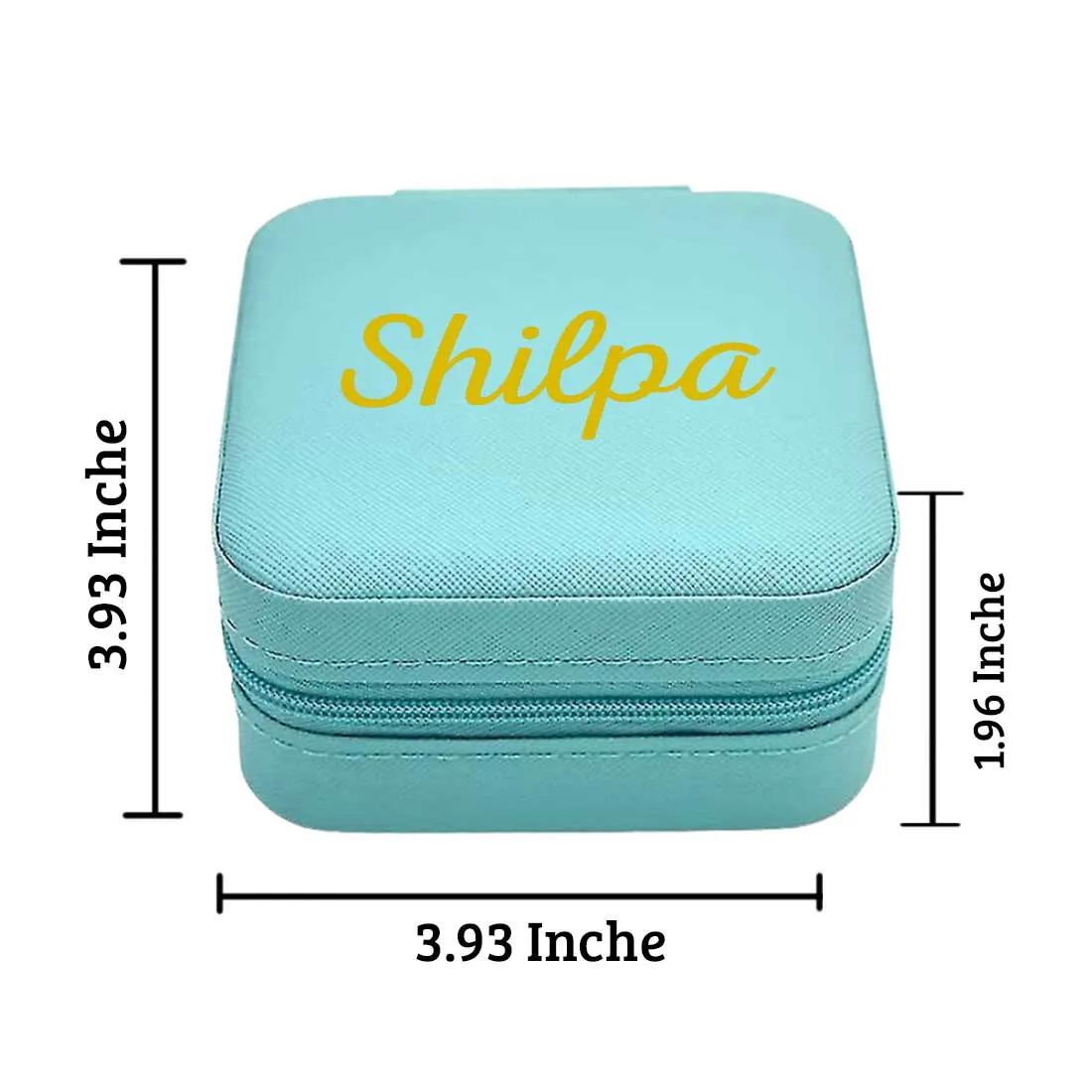 Customized Portable Travel Mini Jewelry Organizer Pu Leather Ring Organizer Case Storage Box for Women