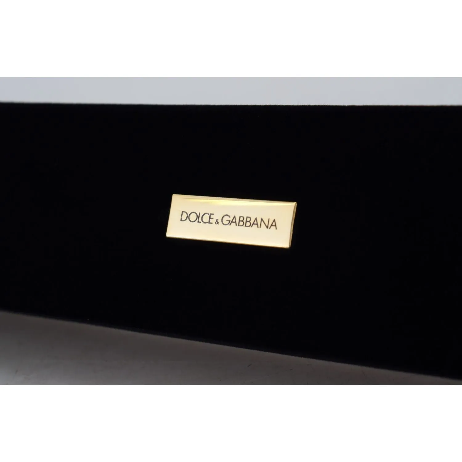 Dolce & Gabbana Elegant Velvet Jewelry Storage Box