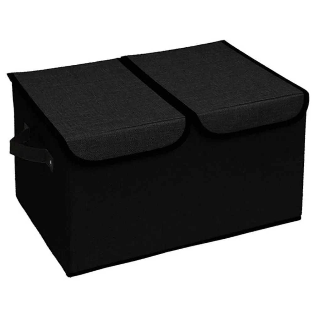 Double Cover Large Clothes Storage Box (16.5*11.8*9.8 in)