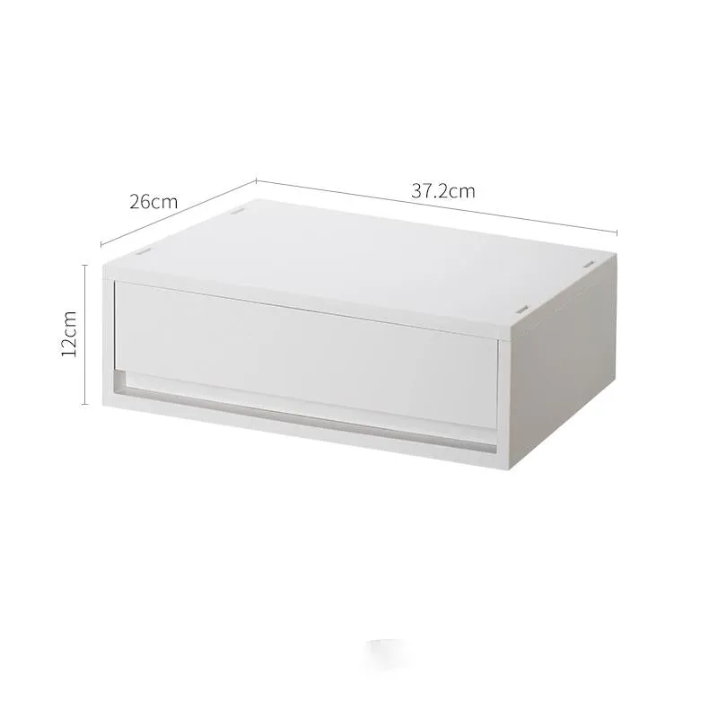 Drawer Type Desktop Double Compartment Storage Box