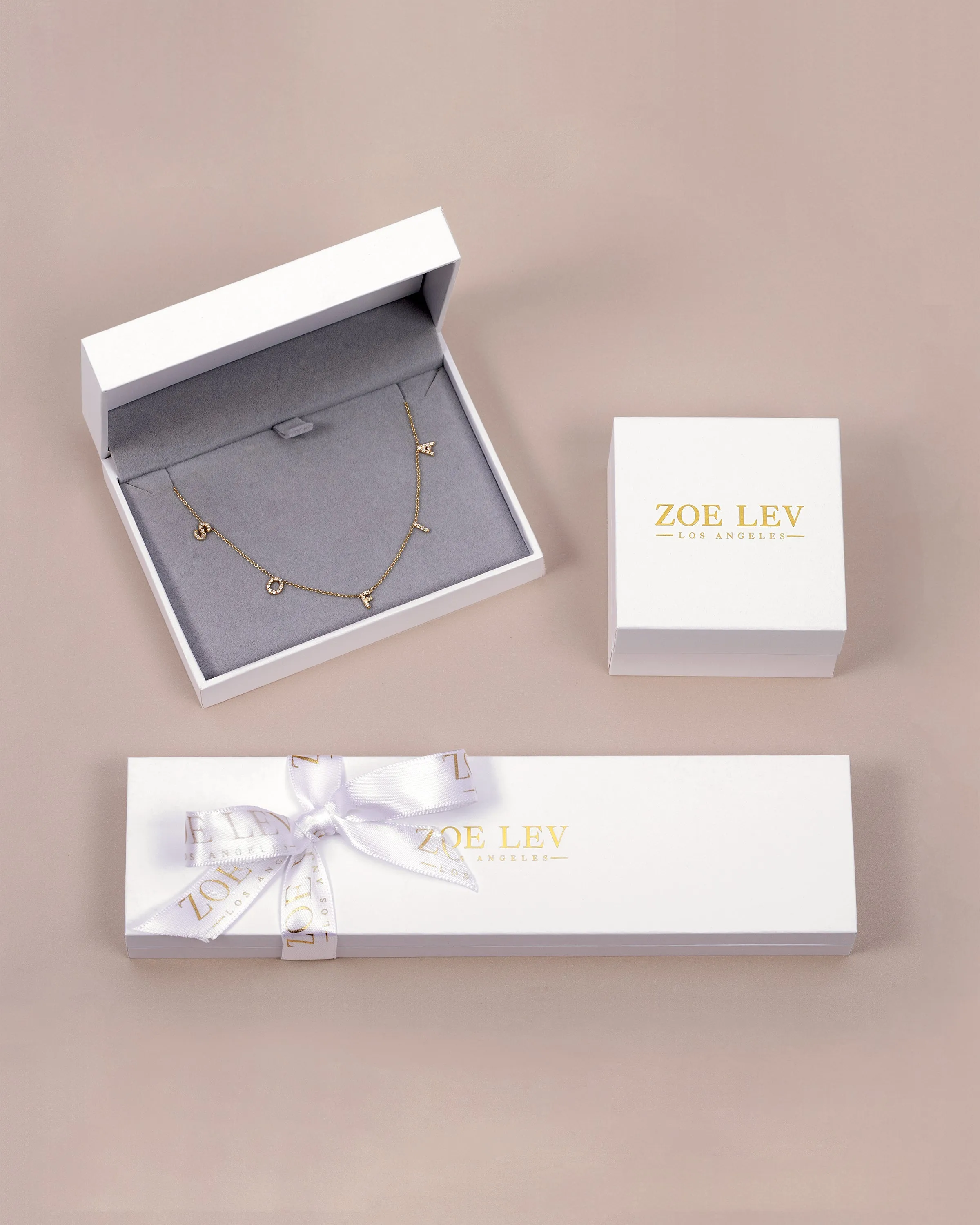 Drop Bezel Diamond Shaker Necklace