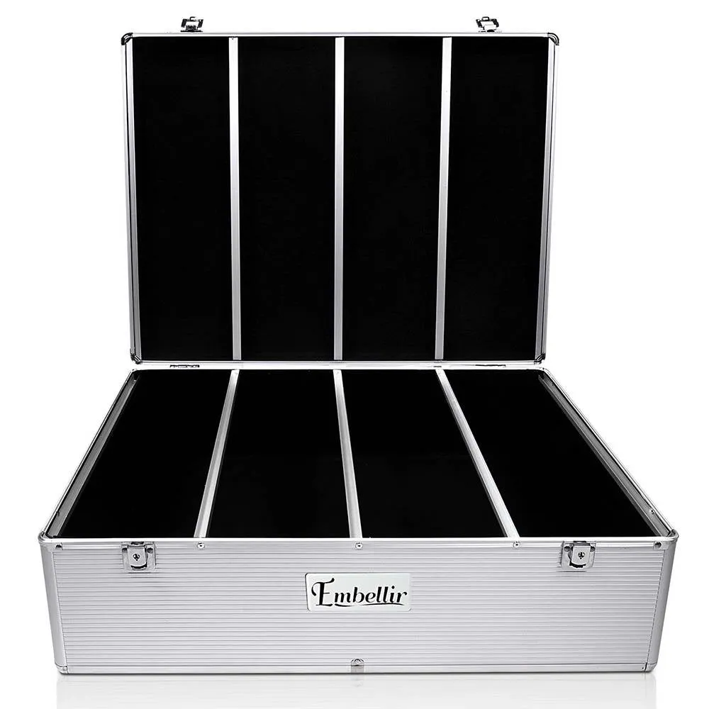 Durable Aluminium CD/DVD Storage Case 1000 Discs - Embellir