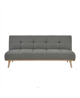 F310 3 Seater Sofa Bed With Button Back – Grey