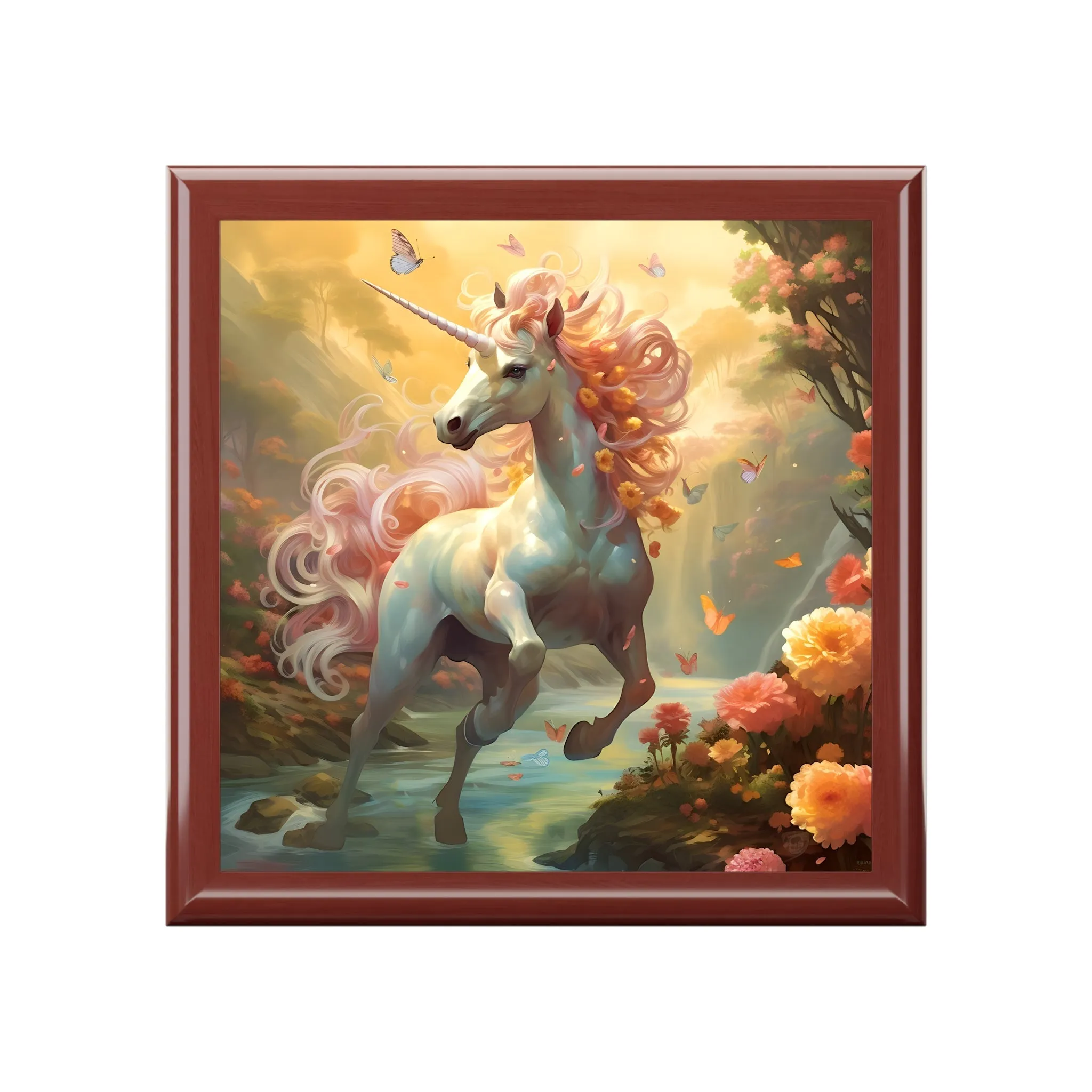 Fun and Feisty Unicorn Jewelry Box