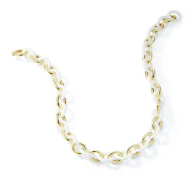 Gold Ceramique Rolo Necklace