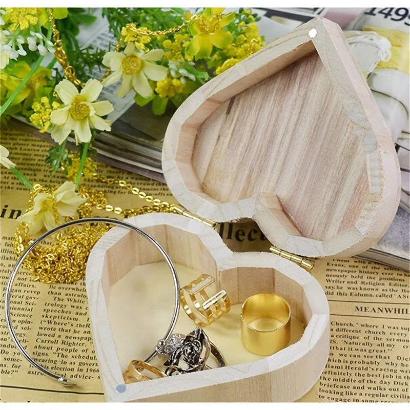 Handmade Heartshaped Jewelry Box  Perfect Gift for Valentines