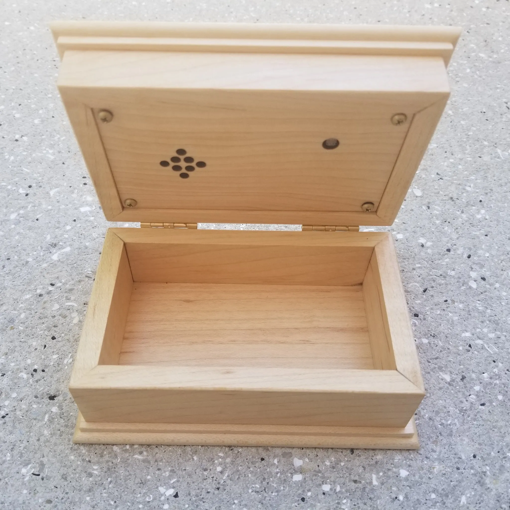 Jewelry Box with music tree engraved on top, plays your custom song