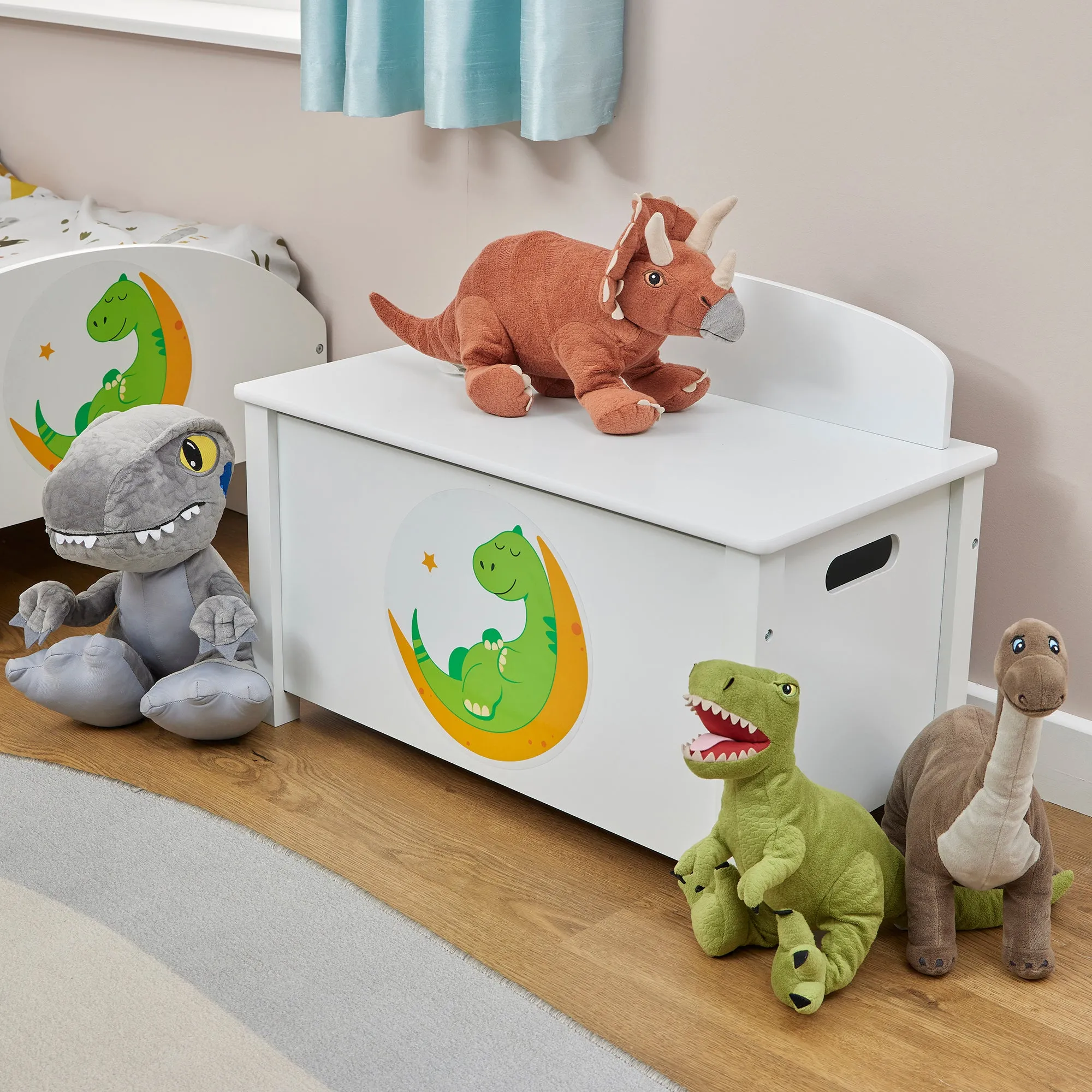 Kid’s Wooden Dinosaur Toy Box | Pre-order