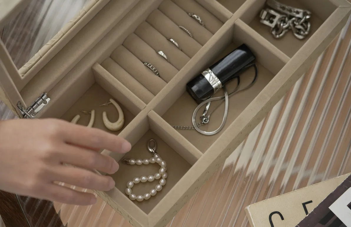 Leather Jewelry Organizer