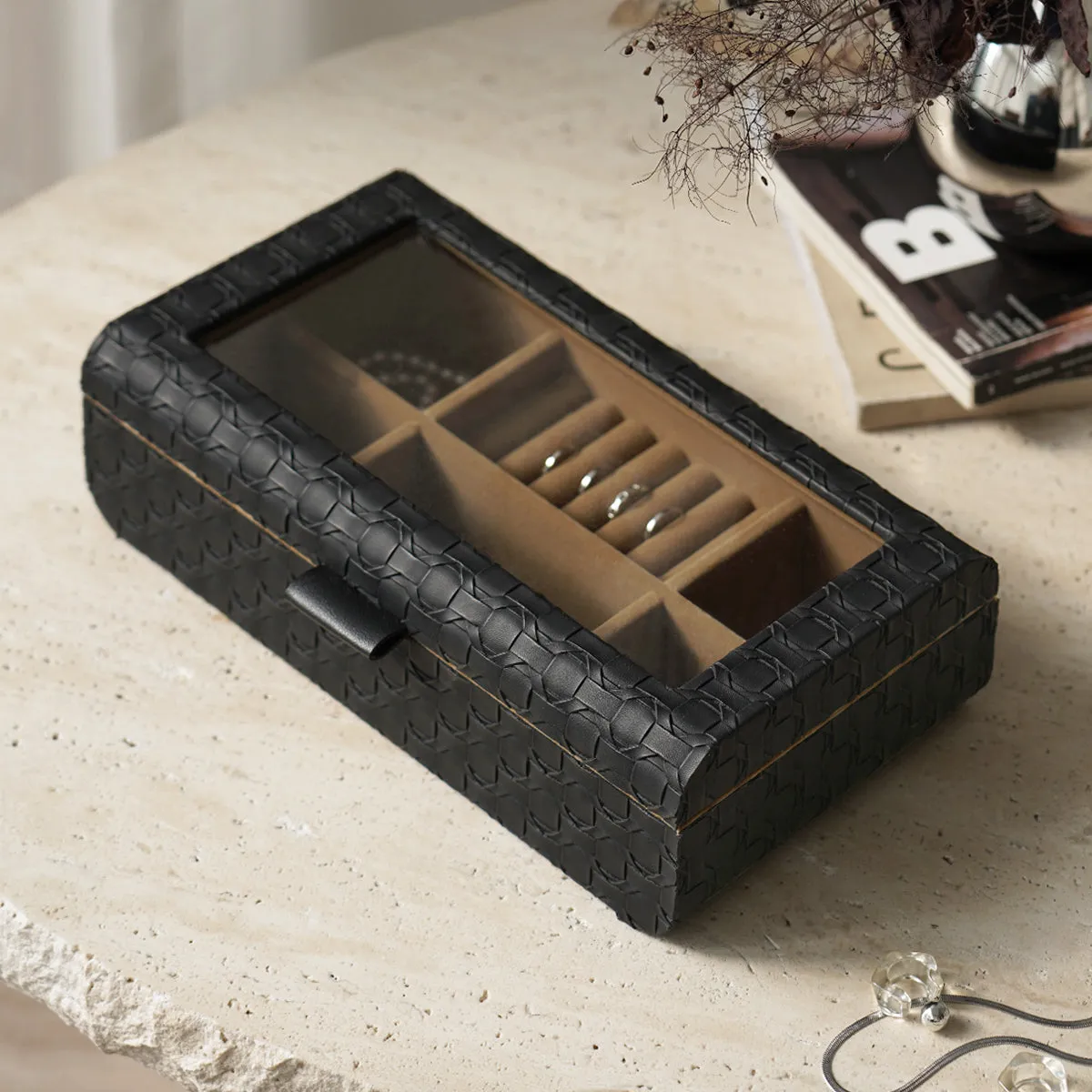 Leather Jewelry Organizer