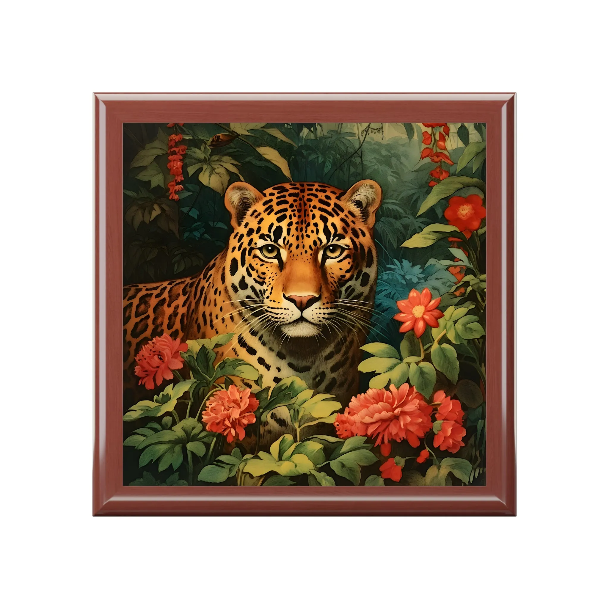 Leopard Gift and Jewelry Box