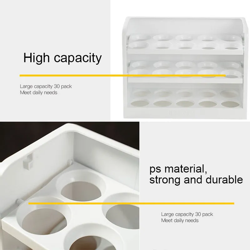 Multi-Layer Practical Egg Fridge Organizer Box