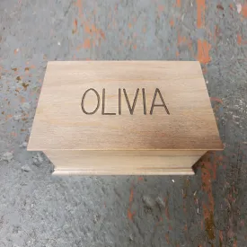 Name Jewelry Box with custom song