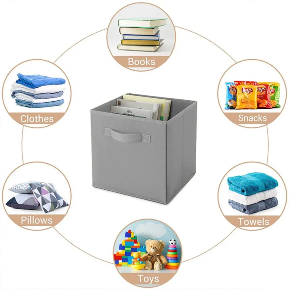 Non-covered Clothes & Toys Storage Box (10.4'' x 10.4'' x 11.0'')