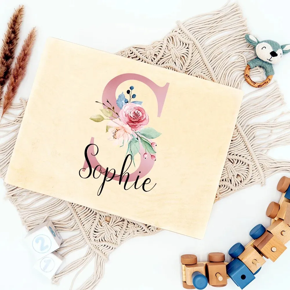 Personalized Baby Name Keepsake Memory Box