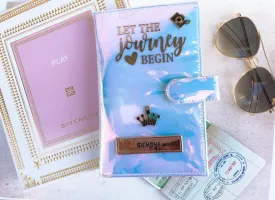 Personalized Shiny Holographic Travel Organizer