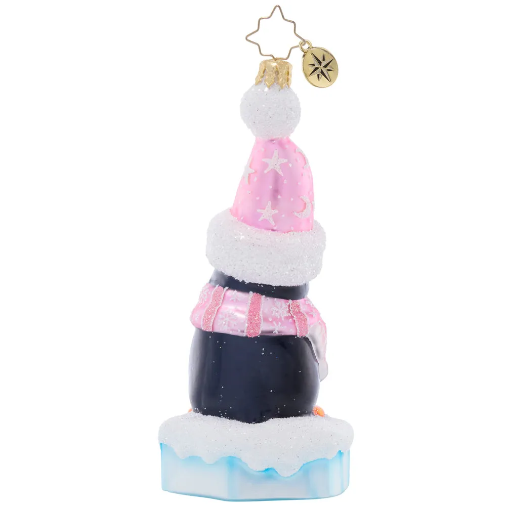 Precious Penguin Pink Personalized