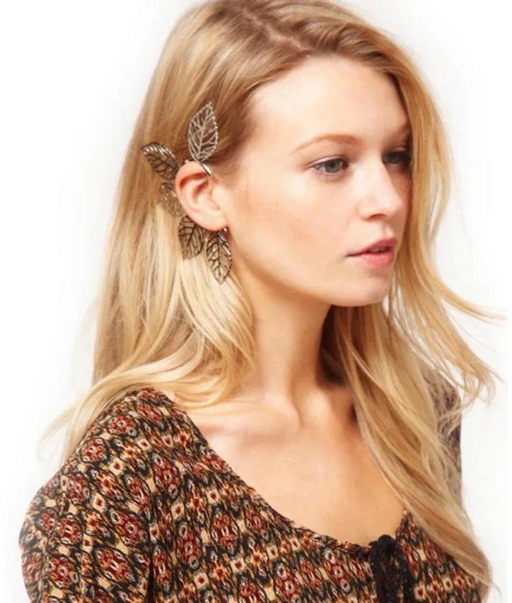 Retro One Piece Big Leaves Ear Cuff Earring