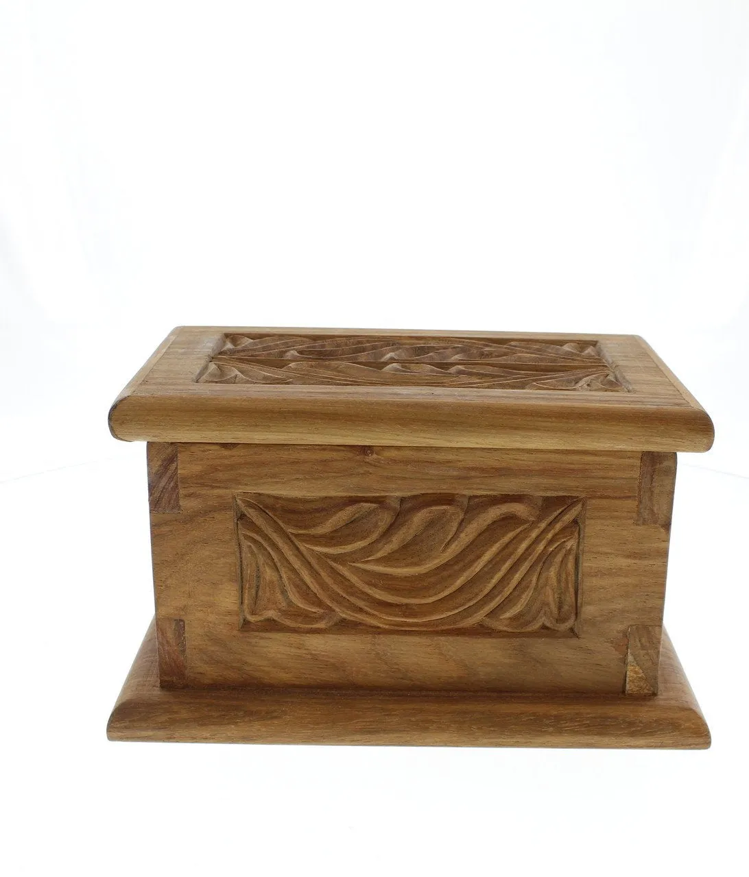 Rosewood Hand Carved Jewelry or Keepsake Box