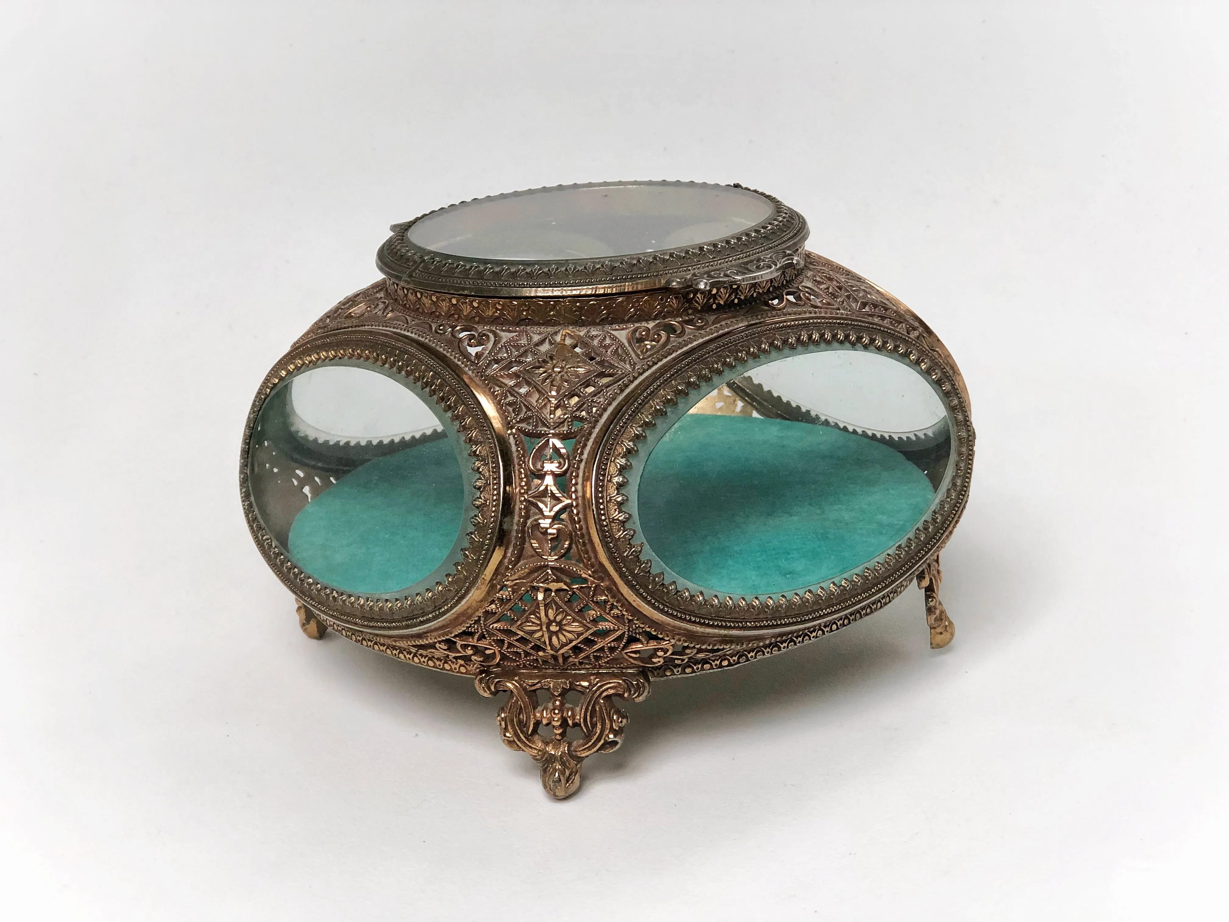 Teal Jewelry Box