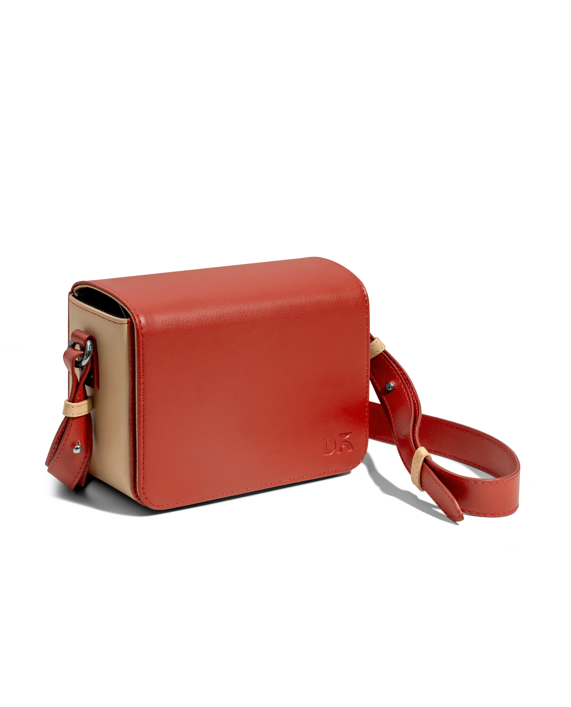 Terracotta Red - Sol Box Shoulder Bag