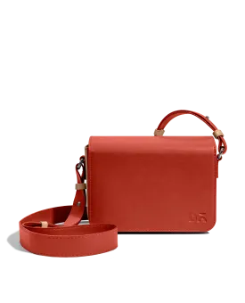 Terracotta Red - Sol Box Shoulder Bag