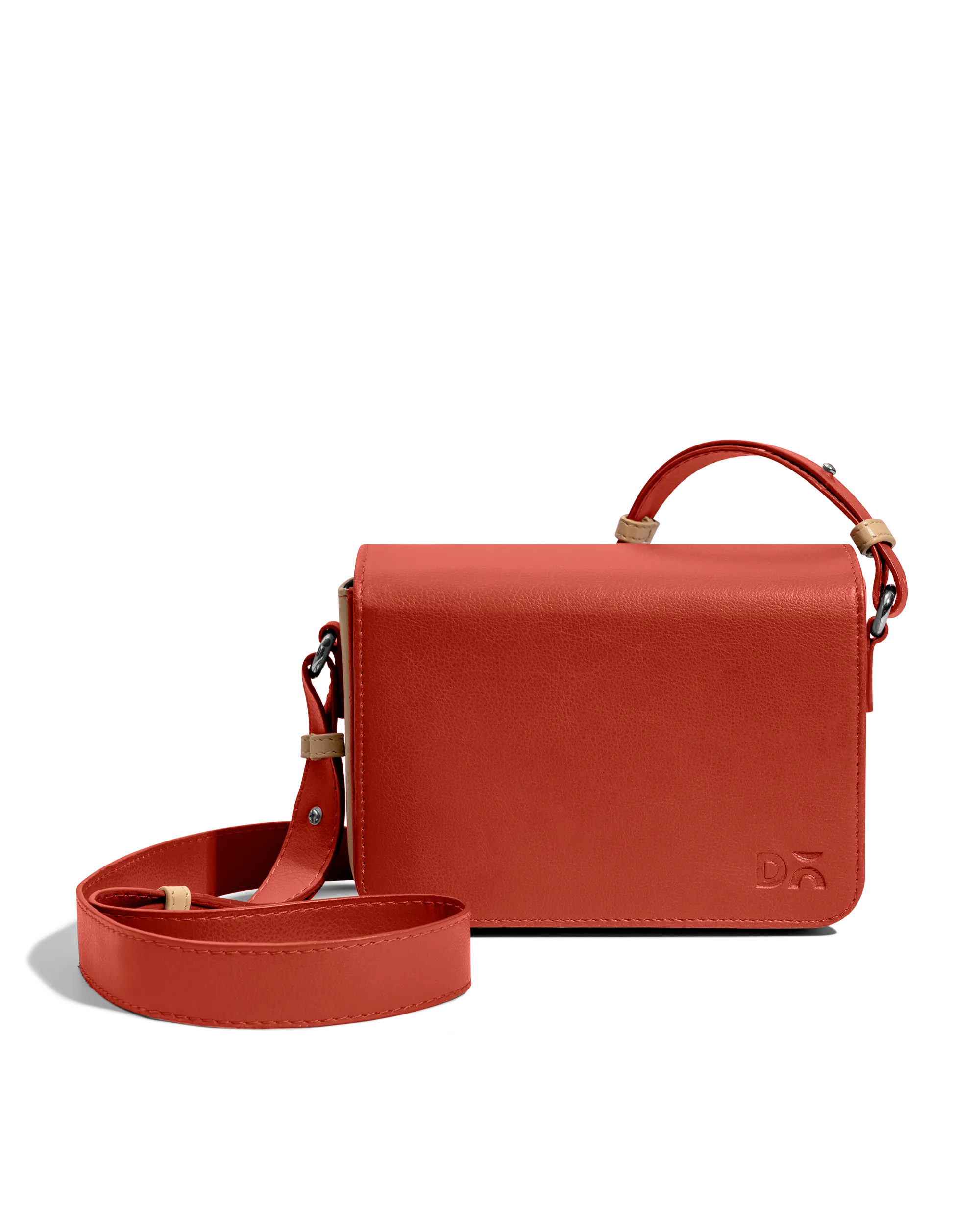 Terracotta Red - Sol Box Shoulder Bag