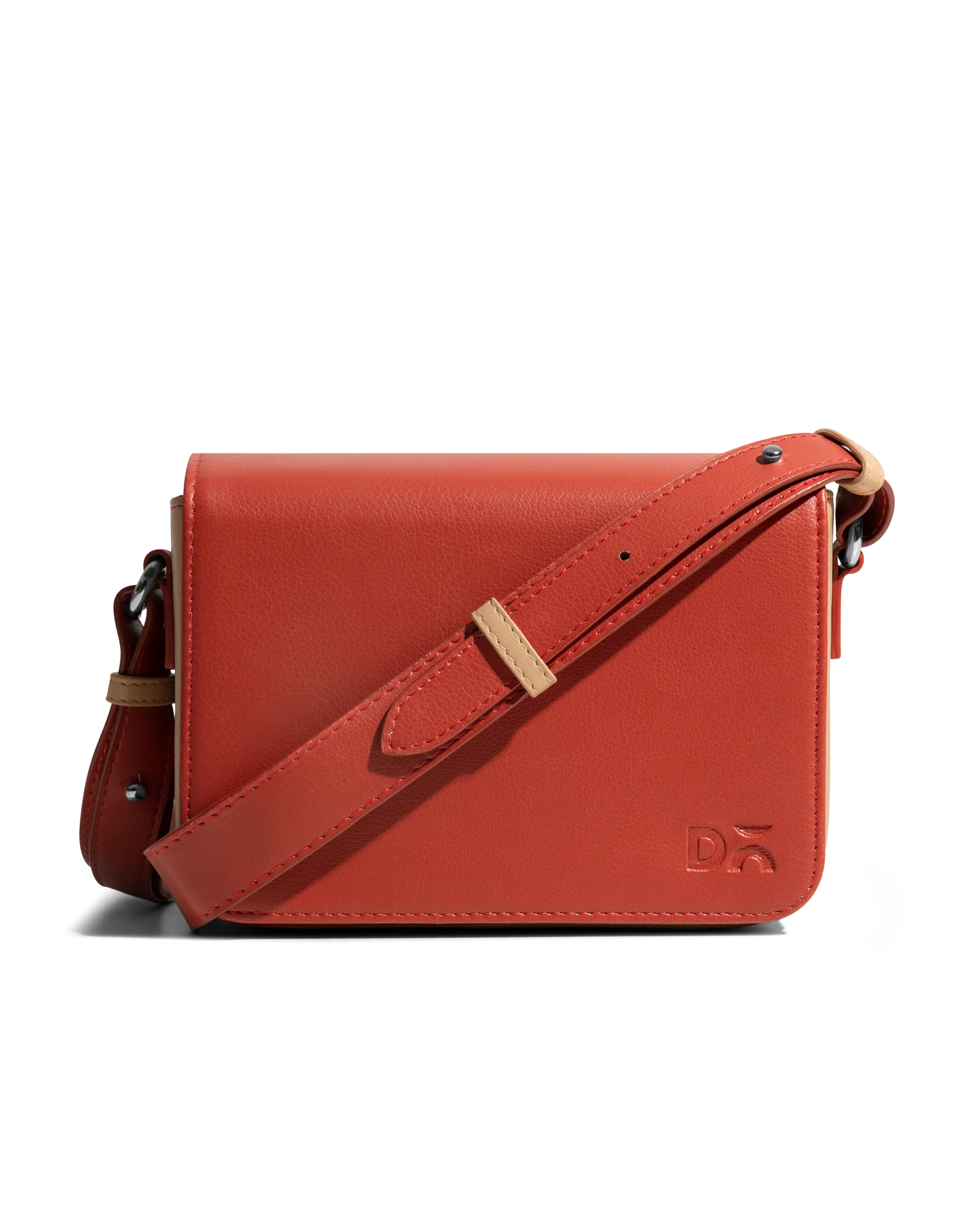 Terracotta Red - Sol Box Shoulder Bag