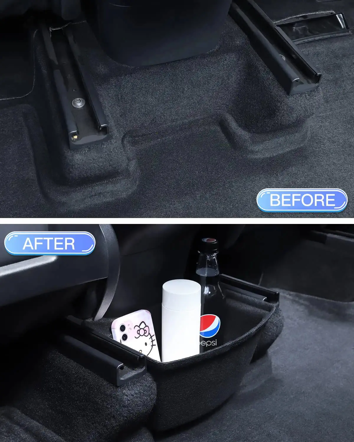 Tesla Model Y Rear Center Console Organizer