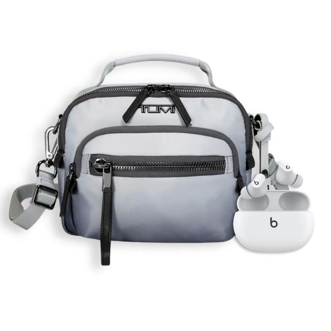 Travel-Ready Beats Bundle: Tumi Turner Crossbody & Studio Buds