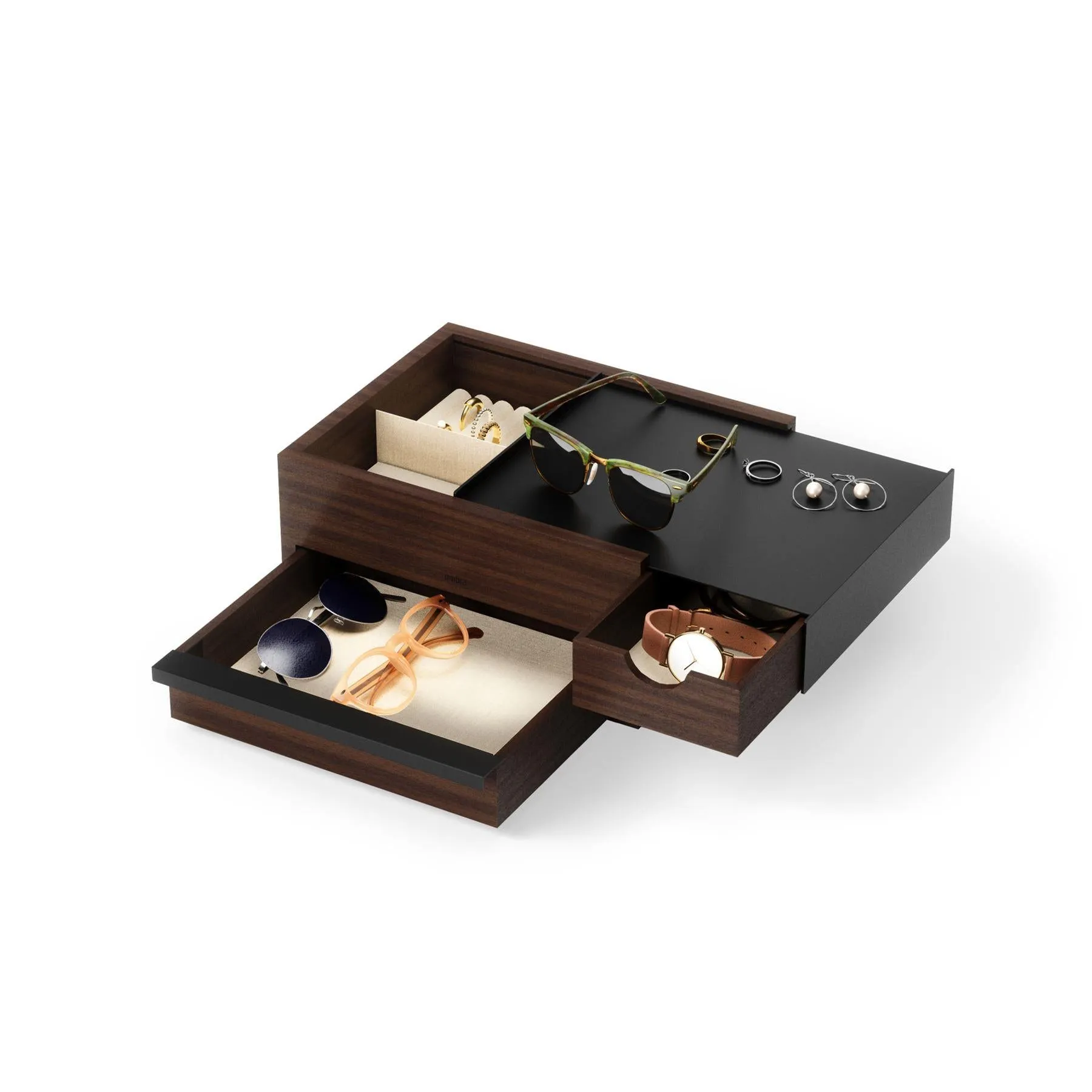 Umbra Stowit Hidden Drawer Jewellery Box