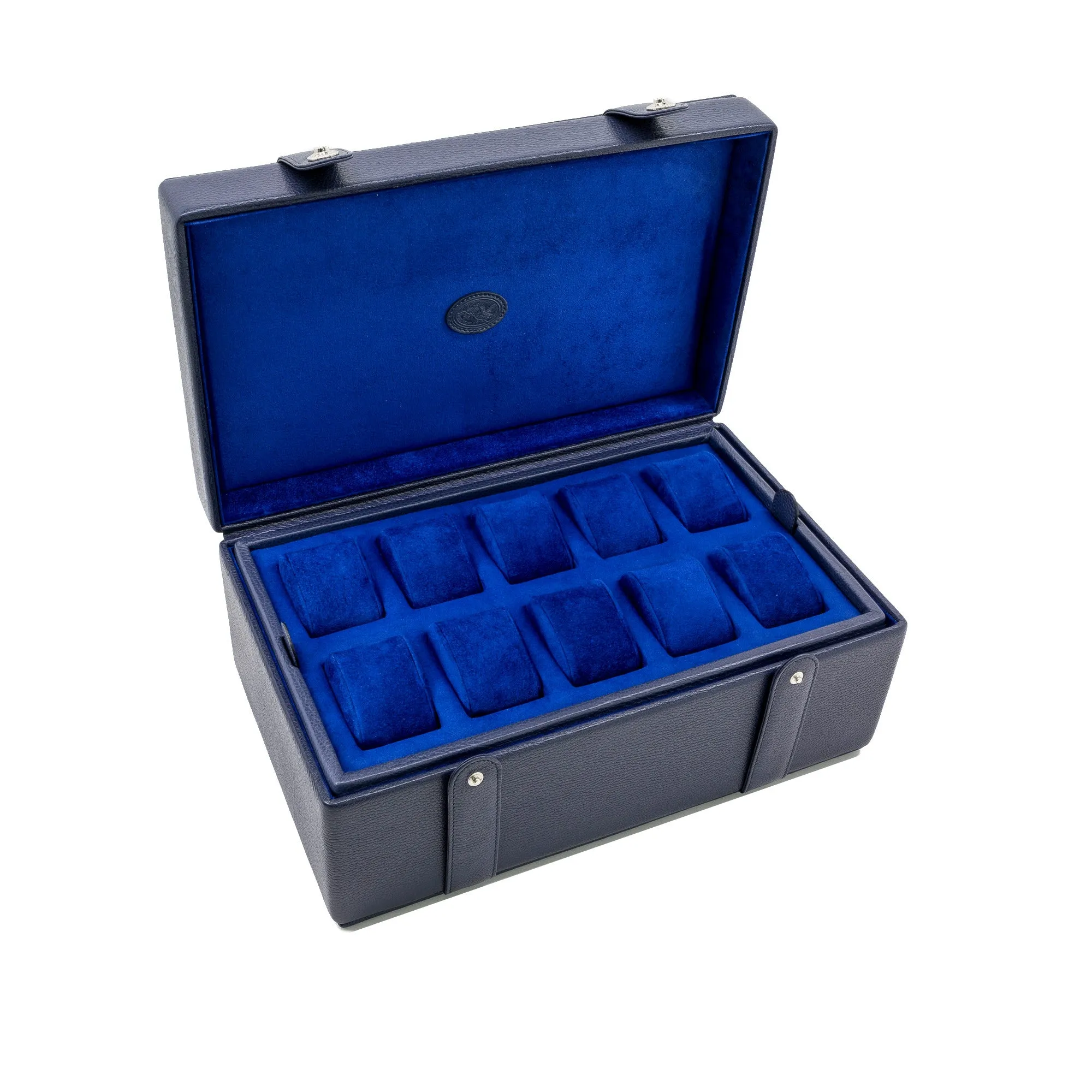 UNDERWOOD (LONDON) - 20-Unit Leather Watch Box  | UN260