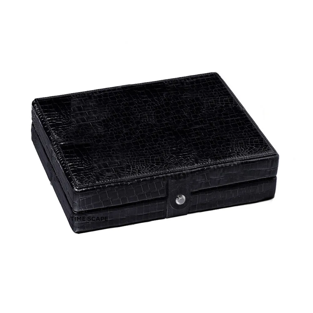 UNDERWOOD (LONDON) - 8-Unit Leather Pocket Watch Box | UN280/CBLK